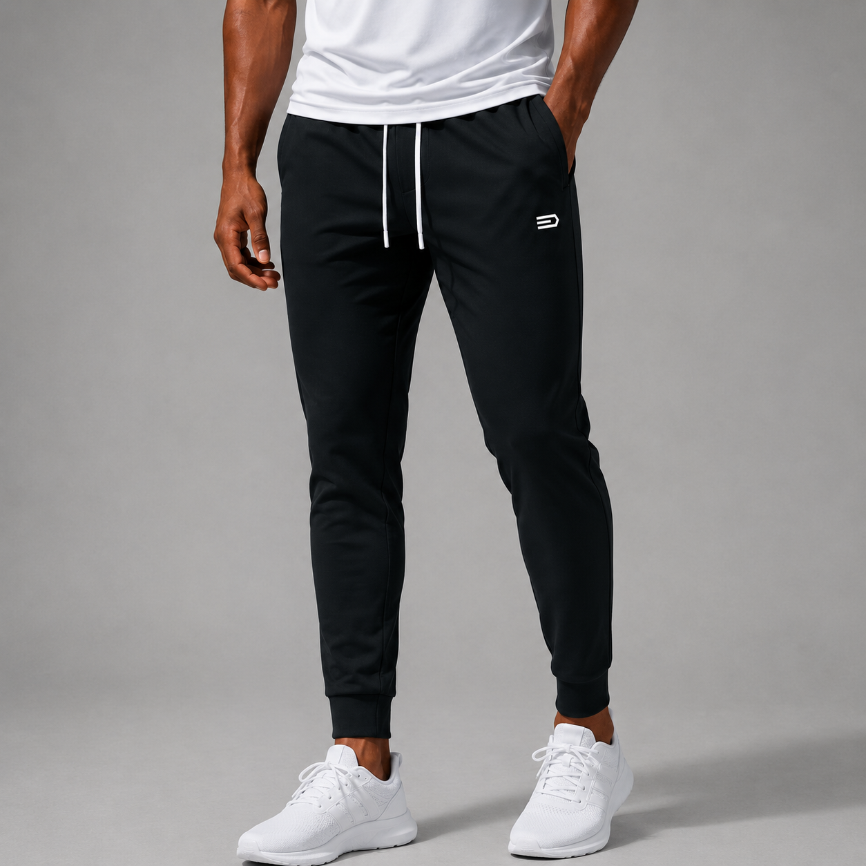 Men's Tapered Leg Drawstring Joggers